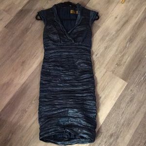 Nicole Miller Navy Blue Dress